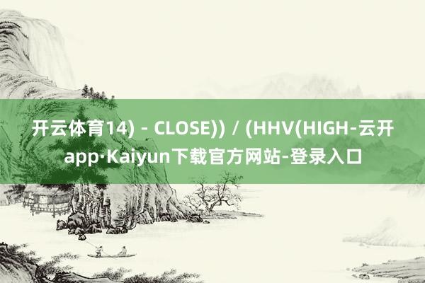 开云体育14) - CLOSE)) / (HHV(HIGH-云开app·Kaiyun下载官方网站-登录入口